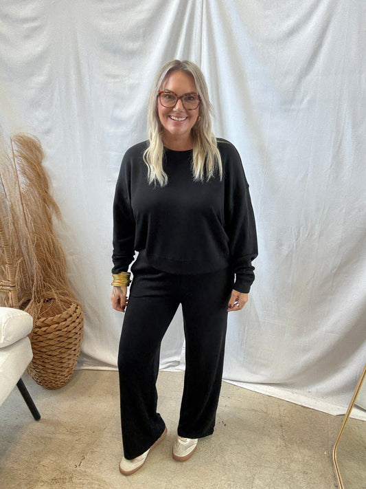 Mono B Laguna Sweatshirt-Black