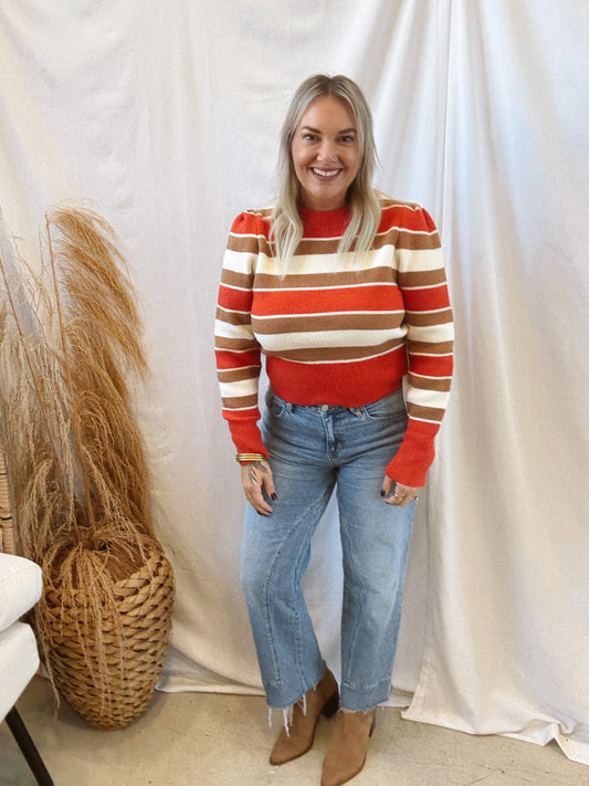 Retro Striped Sweater