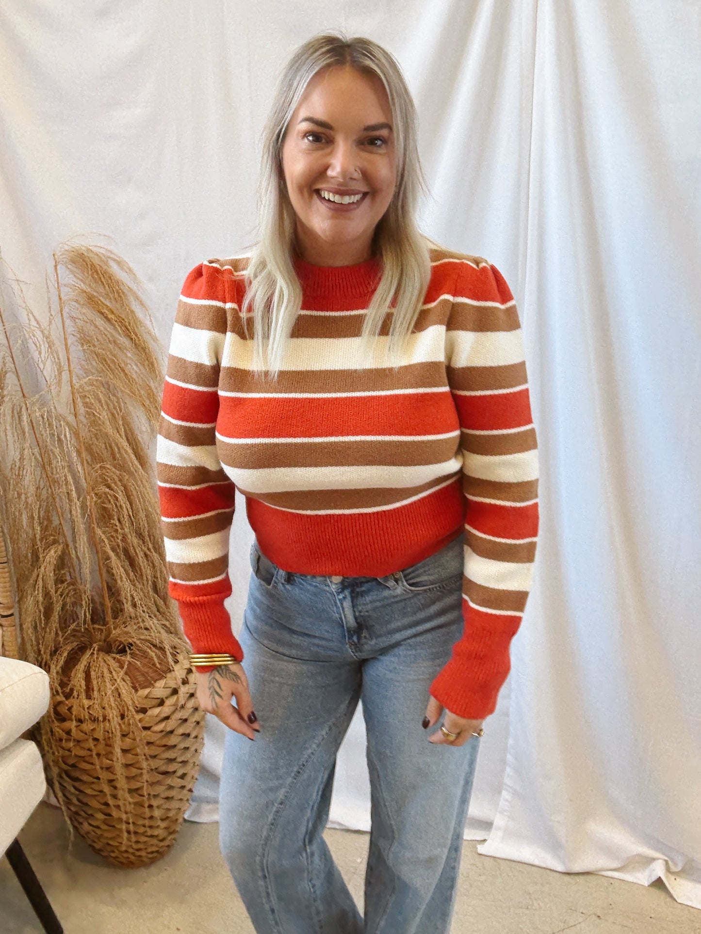 Retro Striped Sweater