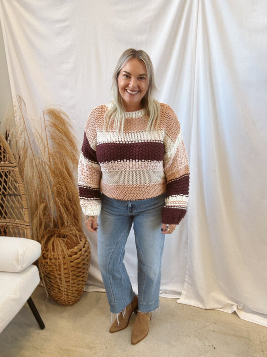 Sadie & Sage Butter Pecan Sweater
