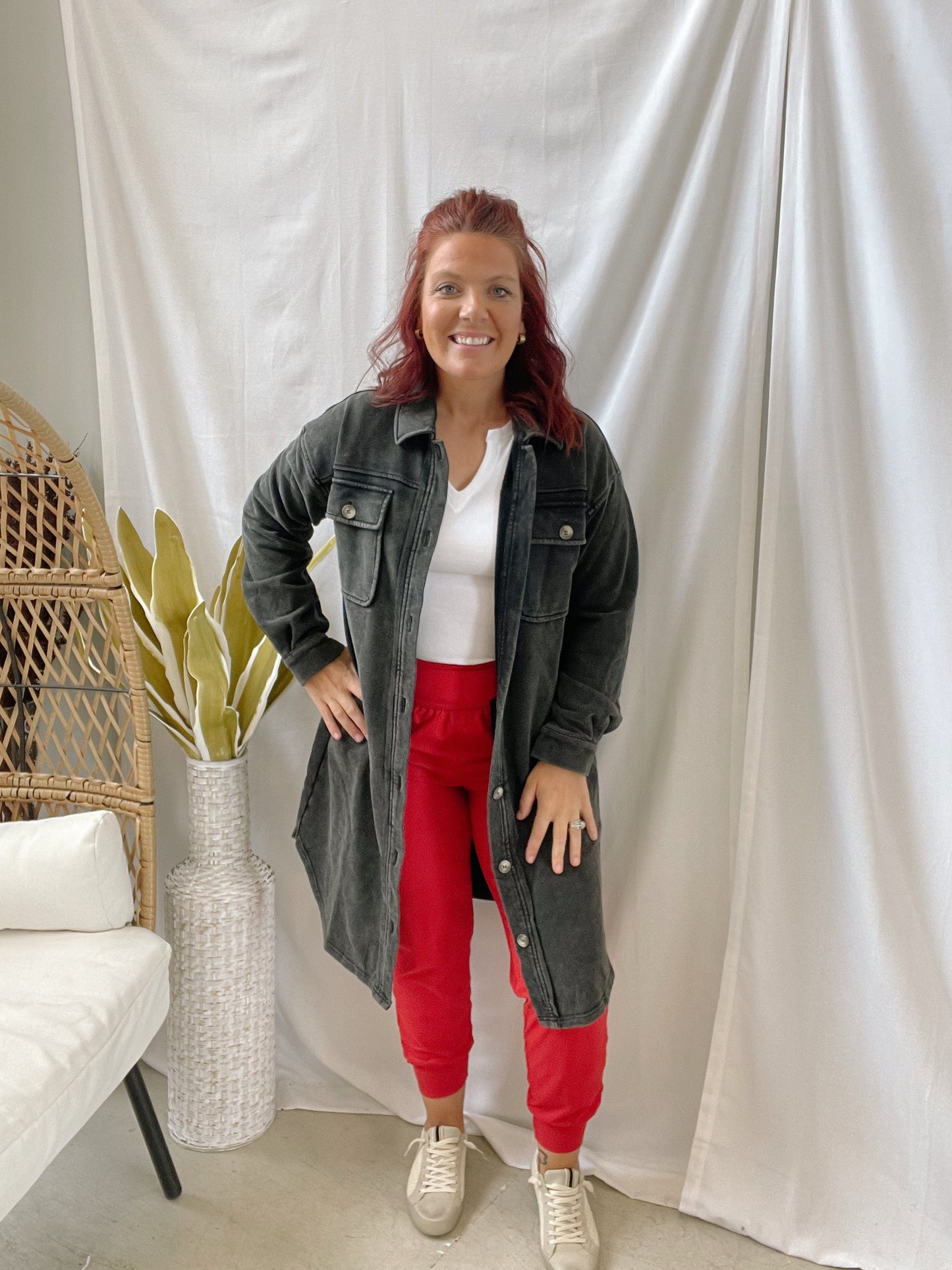 True Red Soft Jogger Pants