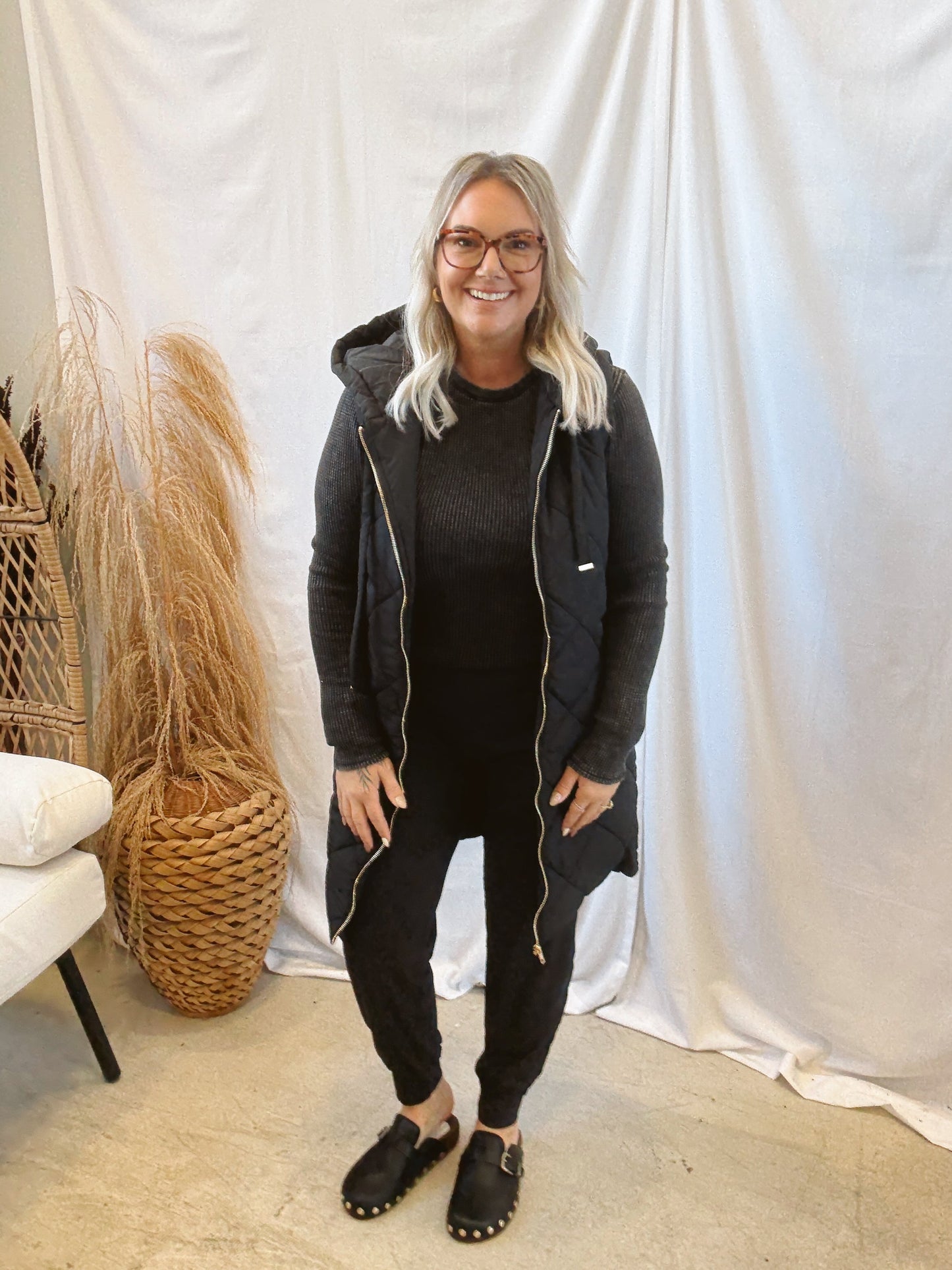Black Soft Jogger Pants