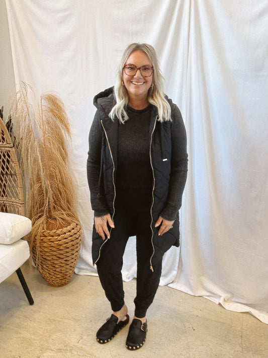 Black Soft Jogger Pants