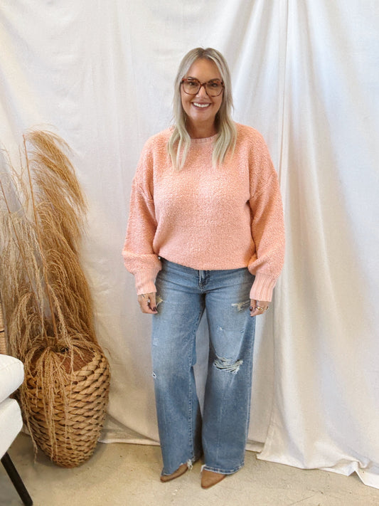 Sadie & Sage Karlie Sweater-Coral